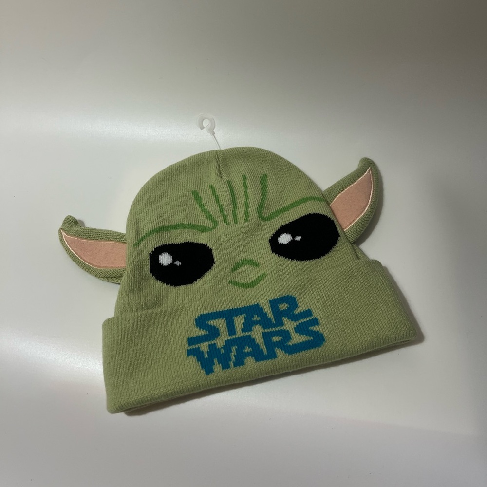 Star Wars Green Yoda Beanie with Ears Los Angeles Dodgers Edition